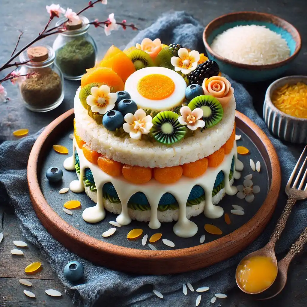 nnovative rice cake recipes featuring unique ingredients and cooking methods.