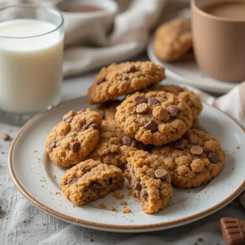 A variety of Crumbl cookies with different toppings and textures, alongside recipe cards with pro tips and variations.