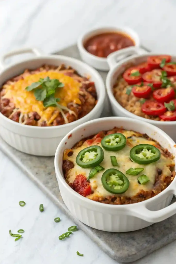 Big Mac Casserole variations for keto, vegetarian, and spicy preferences