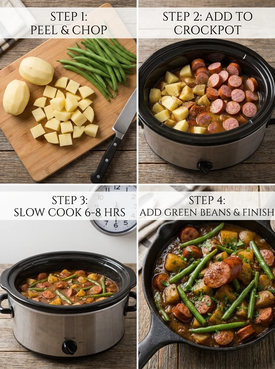 Step-by-step guide to making swamp potatoes recipe