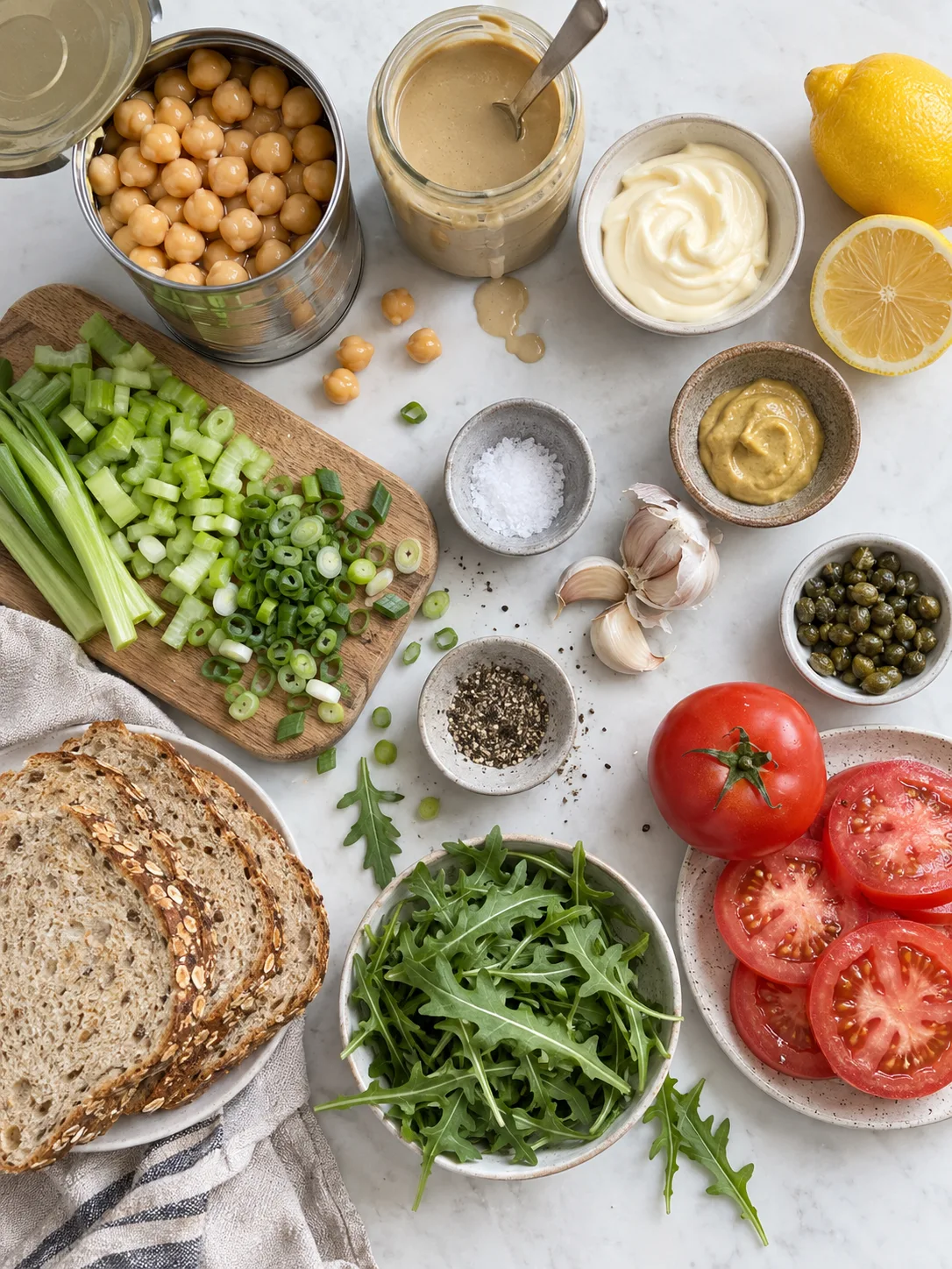 Chickpea Salad Sandwich Ingredients