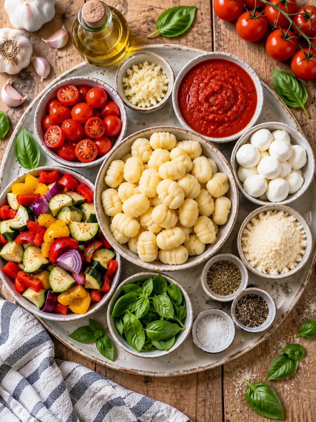 Easy Sheet Pan Gnocchi Ingredients