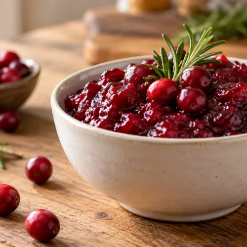 easy cranberry sauce recipe hero