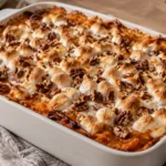 easy sweet potato casserole recipe hero