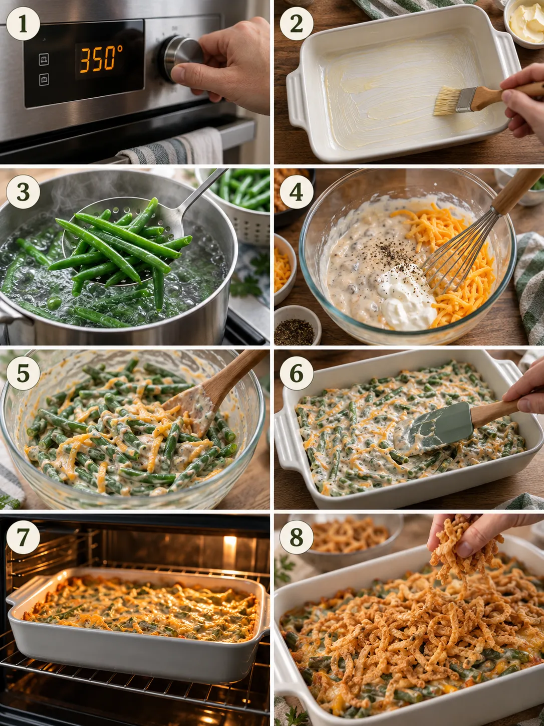 how to make green bean casserole instructions