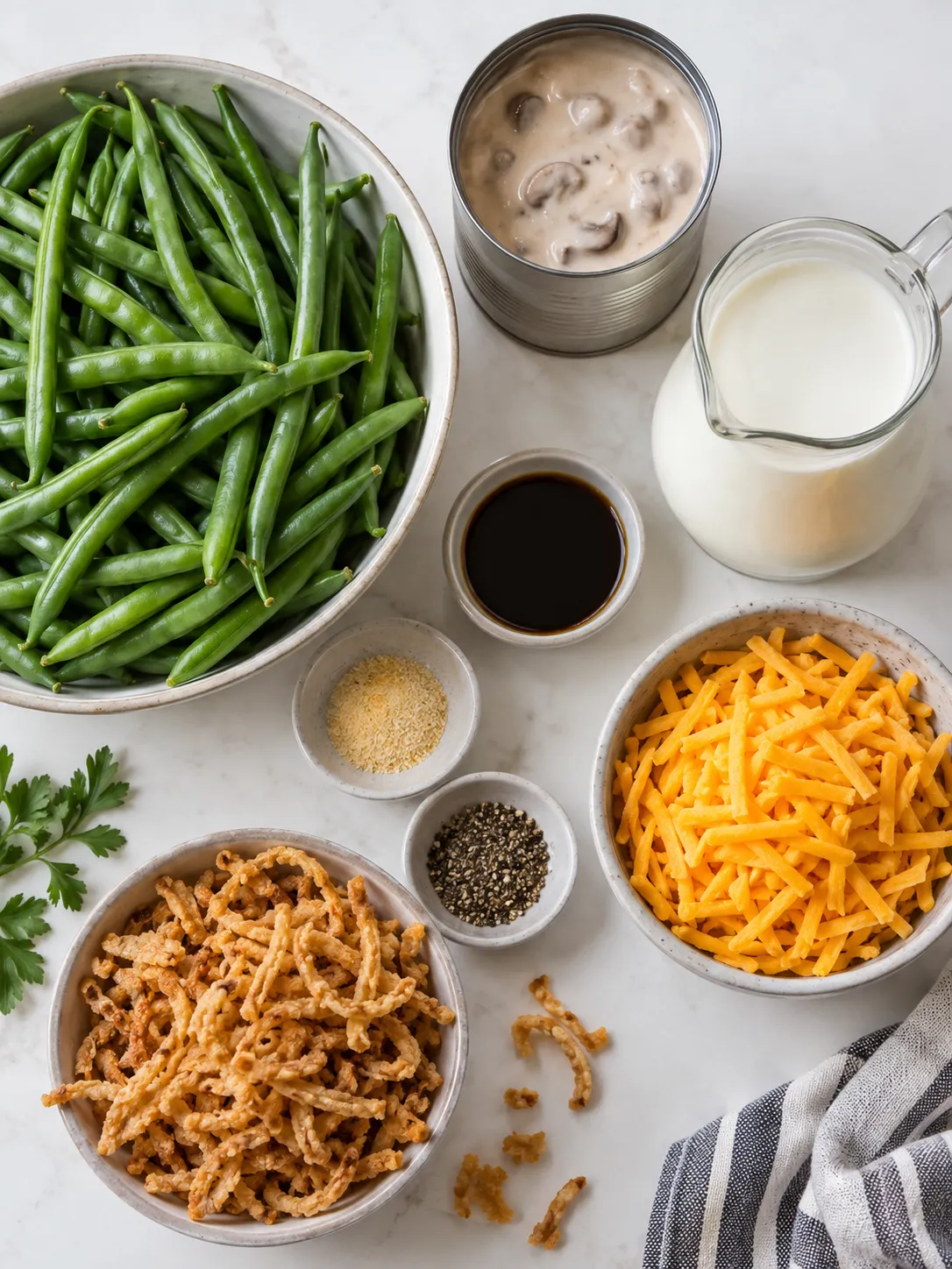 how to make green bean casserole storage